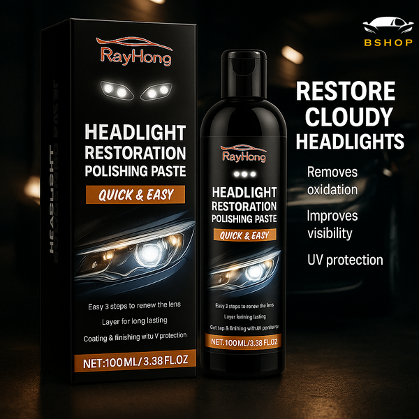 Car Headlight Care Dust Removal Renovation Paste
