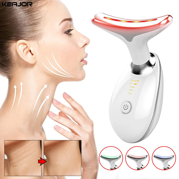 Microcurrent EMS Face & Neck Lifting Massager | Skin Tightening Device