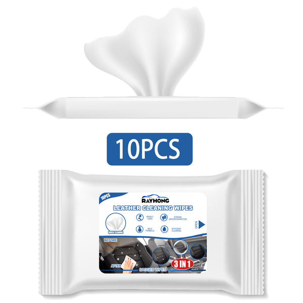 Car Leather Cleaning Wipes Wash-free Cleaning Decontamination